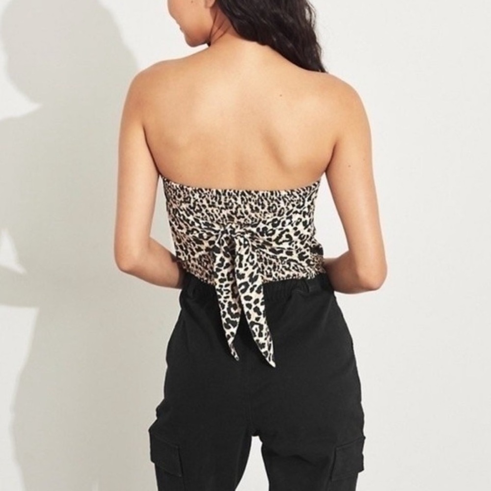Hollister Cheetah Tube Top